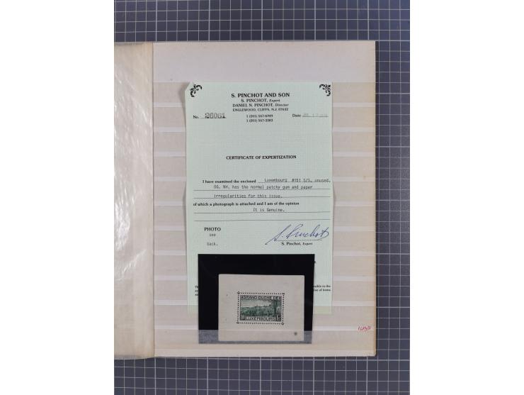 1852/1880, small collection incl. Mi.-Nr. 1 with 50 unused and used stamps, in addition souvenir sheet Mi.-Nr. 1I unused with