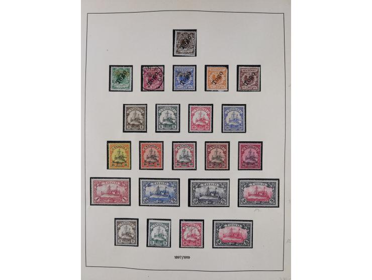 China bis Togo, meist ungebrauchte und gestempelte Sammlung mit vielen kpl. und besseren Ausgaben, dabei u.a. DP China Mi.-Nr