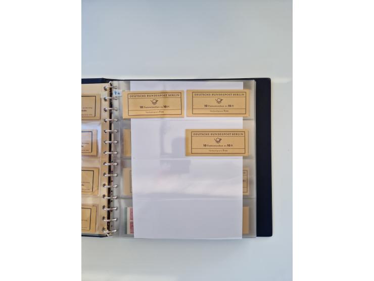 1960/2000, umfangreiche Sammlung der postfrischen Markenheftchen von Bund/Berlin in 19 SAFE-Ringbindern, sehr spezialisiert u
