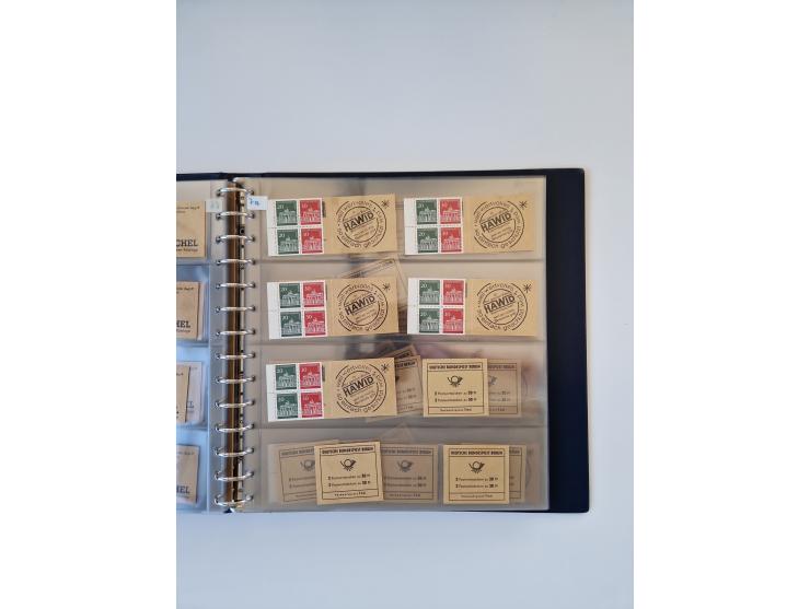 1960/2000, umfangreiche Sammlung der postfrischen Markenheftchen von Bund/Berlin in 19 SAFE-Ringbindern, sehr spezialisiert u