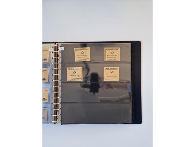 1960/2000, umfangreiche Sammlung der postfrischen Markenheftchen von Bund/Berlin in 19 SAFE-Ringbindern, sehr spezialisiert u