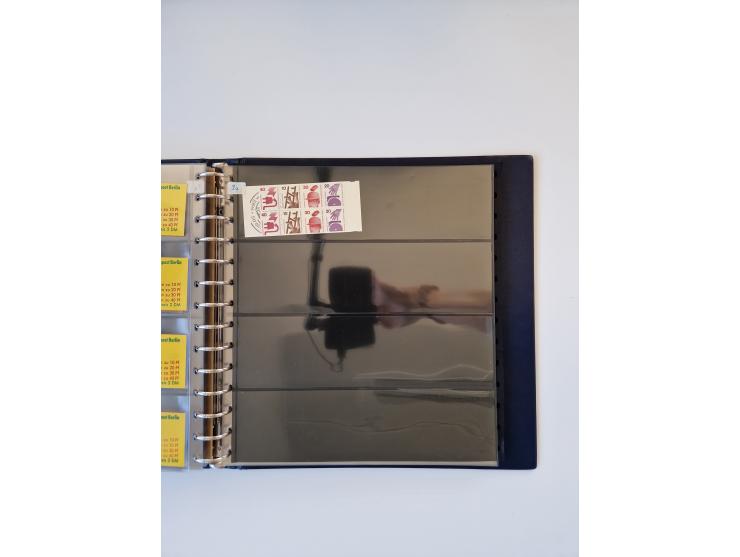 1960/2000, umfangreiche Sammlung der postfrischen Markenheftchen von Bund/Berlin in 19 SAFE-Ringbindern, sehr spezialisiert u
