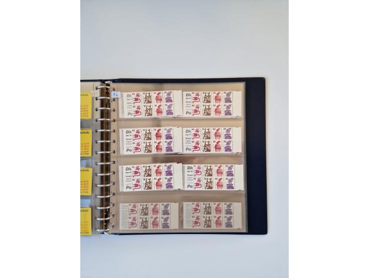 1960/2000, umfangreiche Sammlung der postfrischen Markenheftchen von Bund/Berlin in 19 SAFE-Ringbindern, sehr spezialisiert u