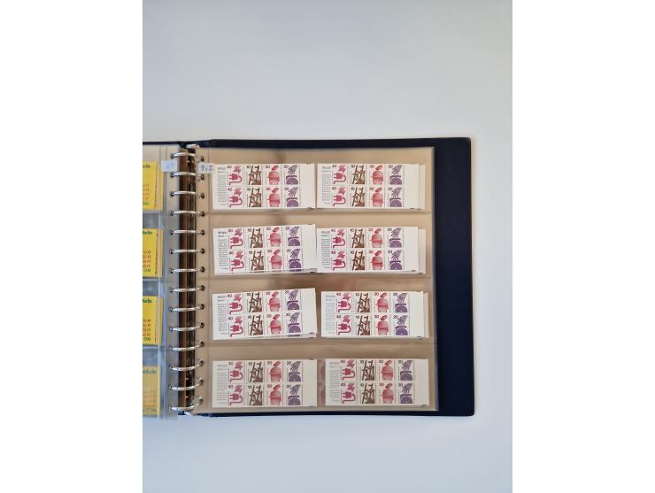 1960/2000, umfangreiche Sammlung der postfrischen Markenheftchen von Bund/Berlin in 19 SAFE-Ringbindern, sehr spezialisiert u