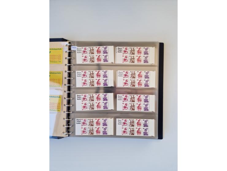 1960/2000, umfangreiche Sammlung der postfrischen Markenheftchen von Bund/Berlin in 19 SAFE-Ringbindern, sehr spezialisiert u