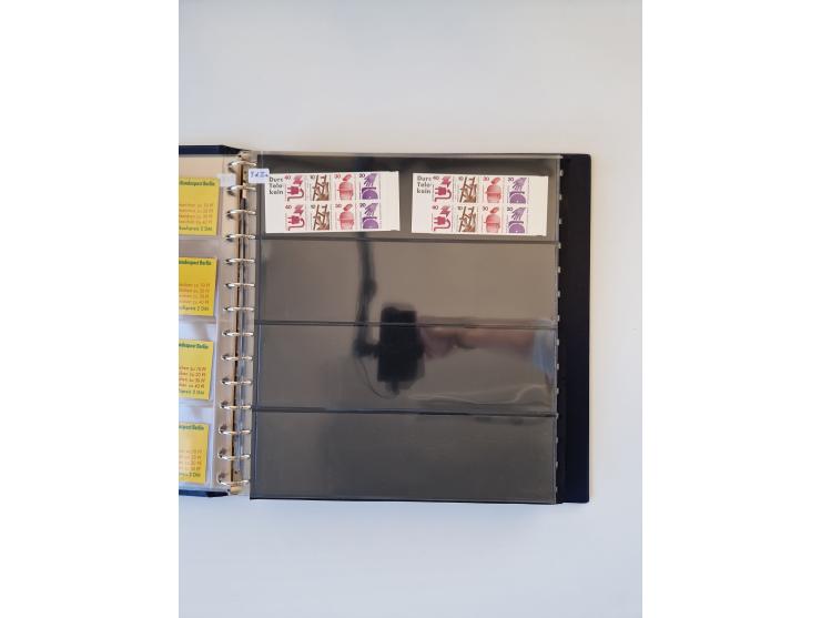 1960/2000, umfangreiche Sammlung der postfrischen Markenheftchen von Bund/Berlin in 19 SAFE-Ringbindern, sehr spezialisiert u