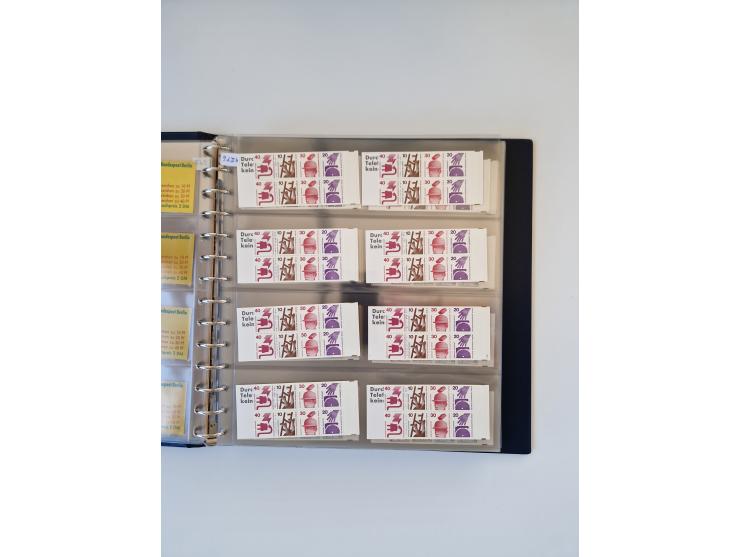 1960/2000, umfangreiche Sammlung der postfrischen Markenheftchen von Bund/Berlin in 19 SAFE-Ringbindern, sehr spezialisiert u
