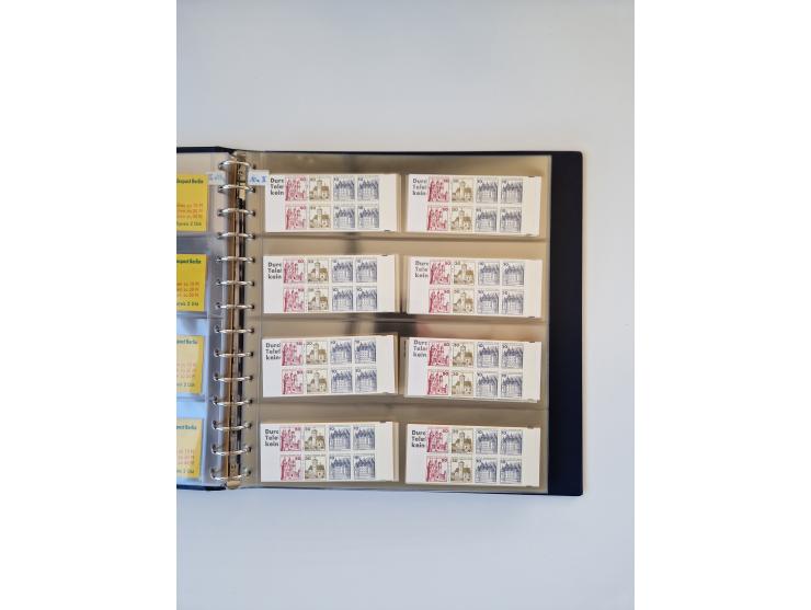 1960/2000, umfangreiche Sammlung der postfrischen Markenheftchen von Bund/Berlin in 19 SAFE-Ringbindern, sehr spezialisiert u