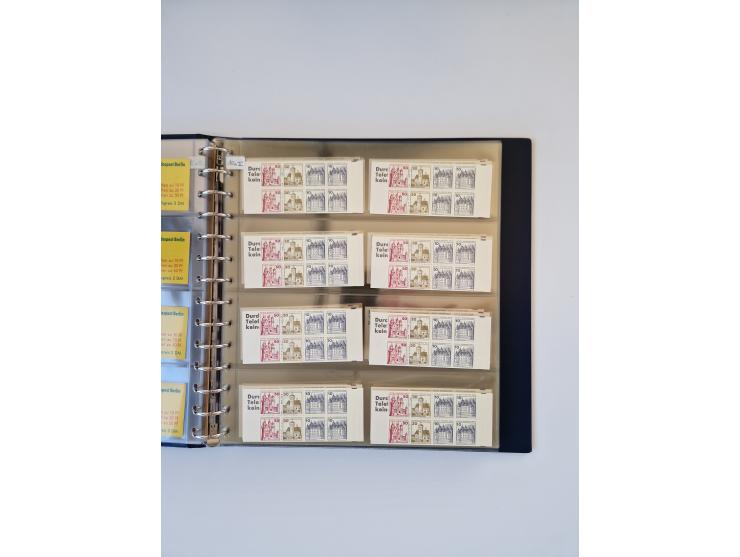 1960/2000, umfangreiche Sammlung der postfrischen Markenheftchen von Bund/Berlin in 19 SAFE-Ringbindern, sehr spezialisiert u