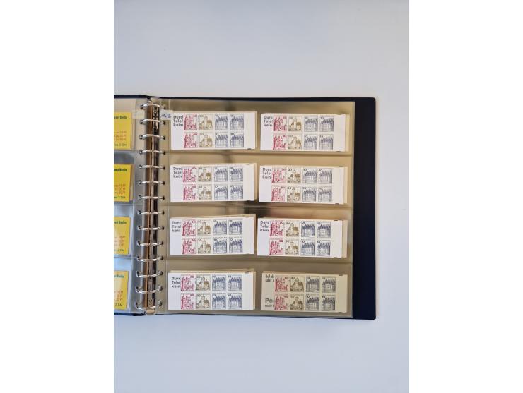 1960/2000, umfangreiche Sammlung der postfrischen Markenheftchen von Bund/Berlin in 19 SAFE-Ringbindern, sehr spezialisiert u