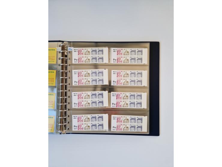 1960/2000, umfangreiche Sammlung der postfrischen Markenheftchen von Bund/Berlin in 19 SAFE-Ringbindern, sehr spezialisiert u