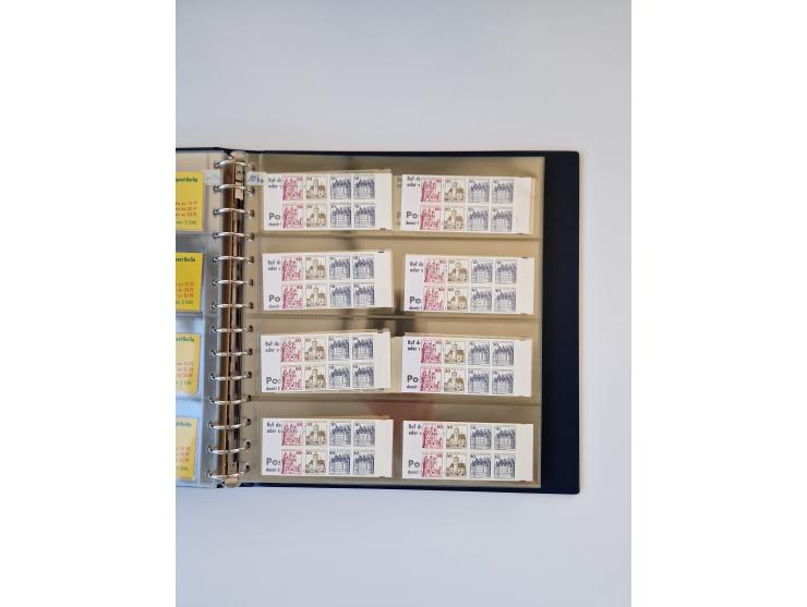 1960/2000, umfangreiche Sammlung der postfrischen Markenheftchen von Bund/Berlin in 19 SAFE-Ringbindern, sehr spezialisiert u