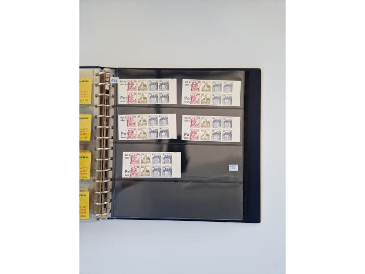 1960/2000, umfangreiche Sammlung der postfrischen Markenheftchen von Bund/Berlin in 19 SAFE-Ringbindern, sehr spezialisiert u