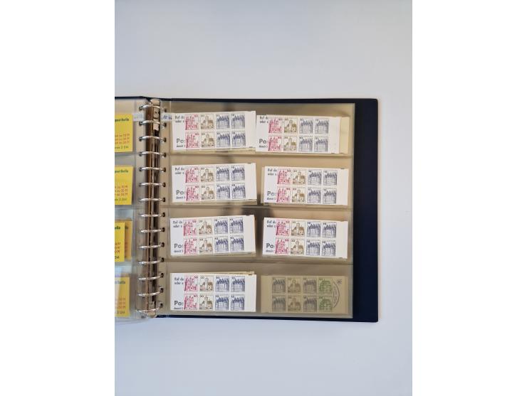 1960/2000, umfangreiche Sammlung der postfrischen Markenheftchen von Bund/Berlin in 19 SAFE-Ringbindern, sehr spezialisiert u