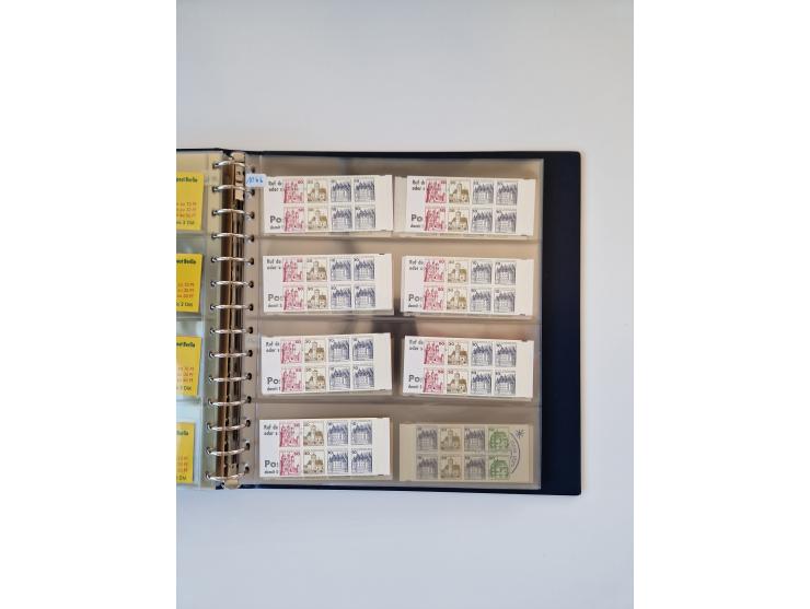 1960/2000, umfangreiche Sammlung der postfrischen Markenheftchen von Bund/Berlin in 19 SAFE-Ringbindern, sehr spezialisiert u