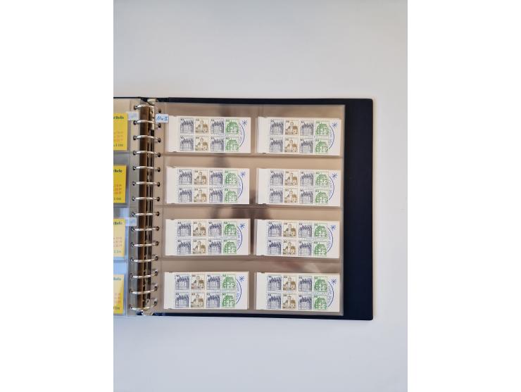 1960/2000, umfangreiche Sammlung der postfrischen Markenheftchen von Bund/Berlin in 19 SAFE-Ringbindern, sehr spezialisiert u