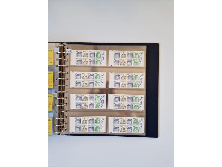 1960/2000, umfangreiche Sammlung der postfrischen Markenheftchen von Bund/Berlin in 19 SAFE-Ringbindern, sehr spezialisiert u