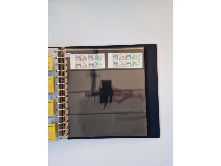 1960/2000, umfangreiche Sammlung der postfrischen Markenheftchen von Bund/Berlin in 19 SAFE-Ringbindern, sehr spezialisiert u