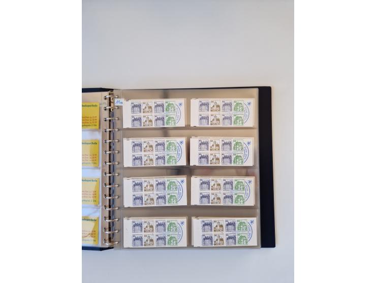 1960/2000, umfangreiche Sammlung der postfrischen Markenheftchen von Bund/Berlin in 19 SAFE-Ringbindern, sehr spezialisiert u