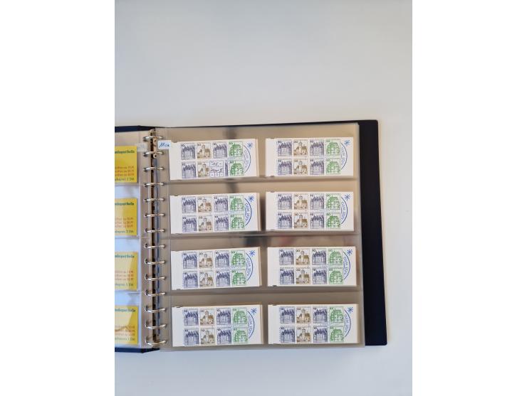 1960/2000, umfangreiche Sammlung der postfrischen Markenheftchen von Bund/Berlin in 19 SAFE-Ringbindern, sehr spezialisiert u