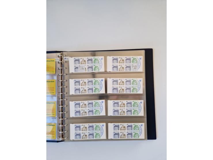 1960/2000, umfangreiche Sammlung der postfrischen Markenheftchen von Bund/Berlin in 19 SAFE-Ringbindern, sehr spezialisiert u