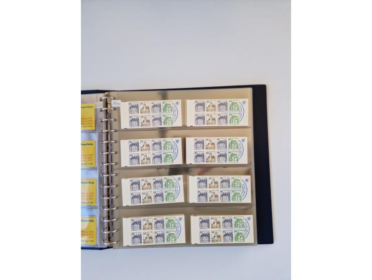 1960/2000, umfangreiche Sammlung der postfrischen Markenheftchen von Bund/Berlin in 19 SAFE-Ringbindern, sehr spezialisiert u