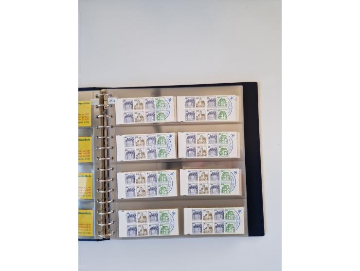 1960/2000, umfangreiche Sammlung der postfrischen Markenheftchen von Bund/Berlin in 19 SAFE-Ringbindern, sehr spezialisiert u