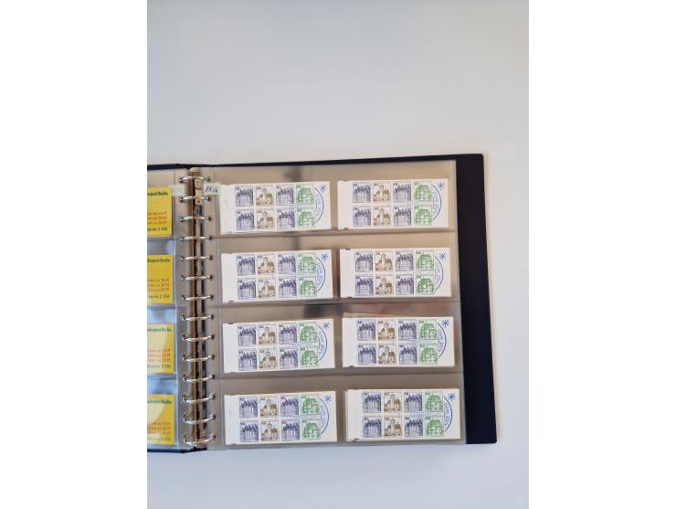 1960/2000, umfangreiche Sammlung der postfrischen Markenheftchen von Bund/Berlin in 19 SAFE-Ringbindern, sehr spezialisiert u