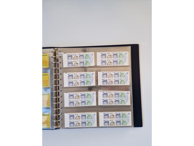 1960/2000, umfangreiche Sammlung der postfrischen Markenheftchen von Bund/Berlin in 19 SAFE-Ringbindern, sehr spezialisiert u