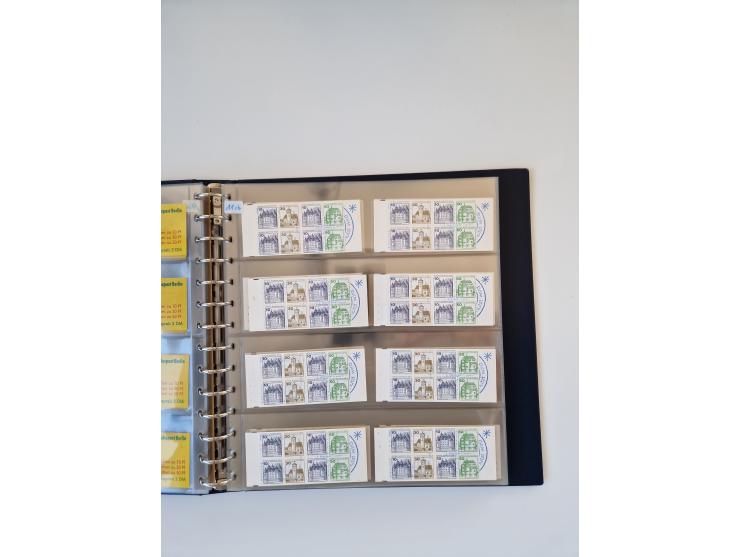 1960/2000, umfangreiche Sammlung der postfrischen Markenheftchen von Bund/Berlin in 19 SAFE-Ringbindern, sehr spezialisiert u