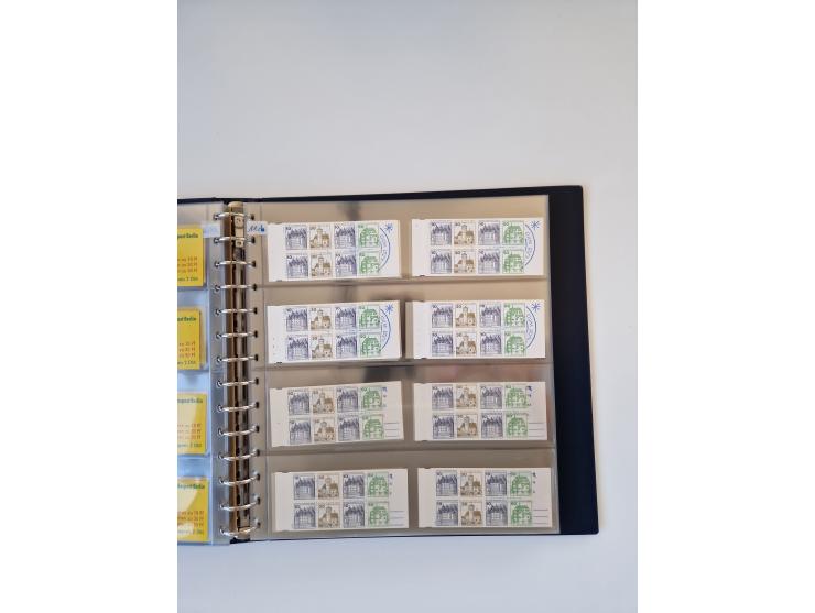1960/2000, umfangreiche Sammlung der postfrischen Markenheftchen von Bund/Berlin in 19 SAFE-Ringbindern, sehr spezialisiert u