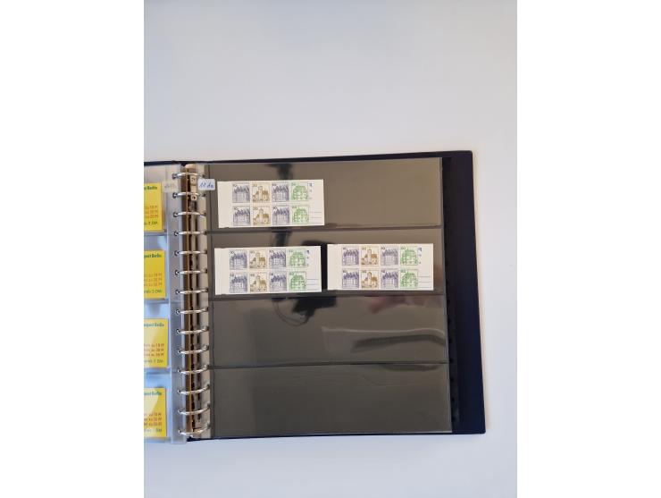 1960/2000, umfangreiche Sammlung der postfrischen Markenheftchen von Bund/Berlin in 19 SAFE-Ringbindern, sehr spezialisiert u