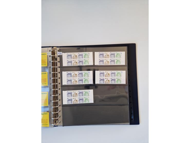 1960/2000, umfangreiche Sammlung der postfrischen Markenheftchen von Bund/Berlin in 19 SAFE-Ringbindern, sehr spezialisiert u