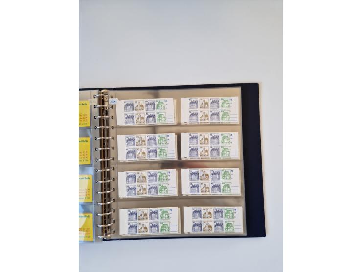 1960/2000, umfangreiche Sammlung der postfrischen Markenheftchen von Bund/Berlin in 19 SAFE-Ringbindern, sehr spezialisiert u