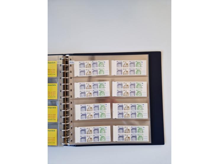 1960/2000, umfangreiche Sammlung der postfrischen Markenheftchen von Bund/Berlin in 19 SAFE-Ringbindern, sehr spezialisiert u