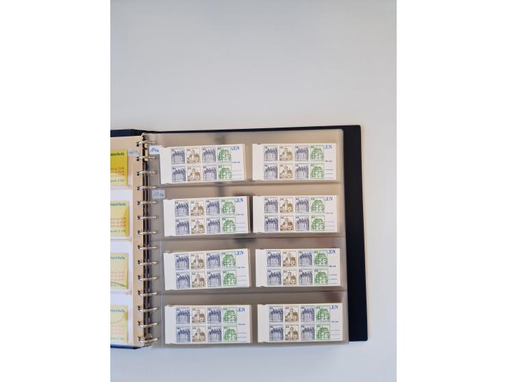 1960/2000, umfangreiche Sammlung der postfrischen Markenheftchen von Bund/Berlin in 19 SAFE-Ringbindern, sehr spezialisiert u