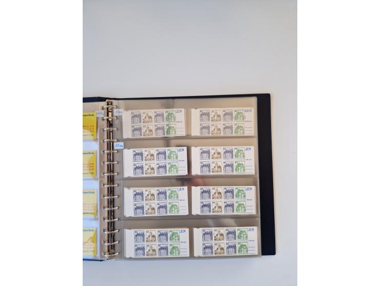 1960/2000, umfangreiche Sammlung der postfrischen Markenheftchen von Bund/Berlin in 19 SAFE-Ringbindern, sehr spezialisiert u