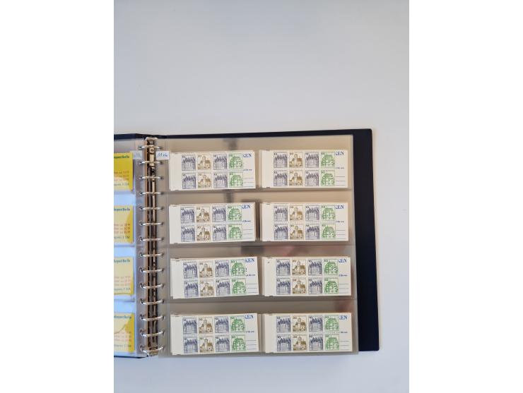 1960/2000, umfangreiche Sammlung der postfrischen Markenheftchen von Bund/Berlin in 19 SAFE-Ringbindern, sehr spezialisiert u