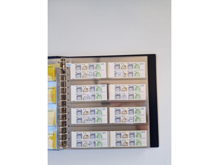 1960/2000, umfangreiche Sammlung der postfrischen Markenheftchen von Bund/Berlin in 19 SAFE-Ringbindern, sehr spezialisiert u