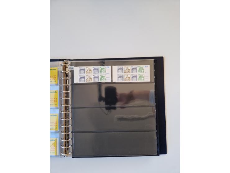 1960/2000, umfangreiche Sammlung der postfrischen Markenheftchen von Bund/Berlin in 19 SAFE-Ringbindern, sehr spezialisiert u