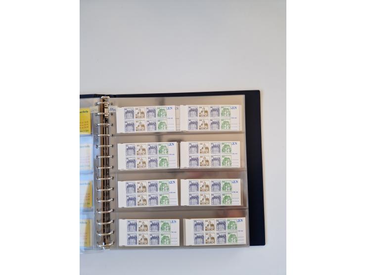 1960/2000, umfangreiche Sammlung der postfrischen Markenheftchen von Bund/Berlin in 19 SAFE-Ringbindern, sehr spezialisiert u