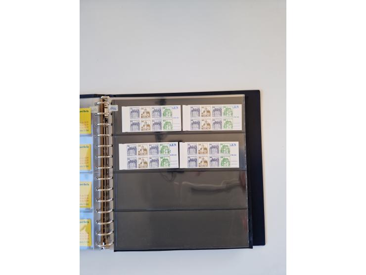 1960/2000, umfangreiche Sammlung der postfrischen Markenheftchen von Bund/Berlin in 19 SAFE-Ringbindern, sehr spezialisiert u