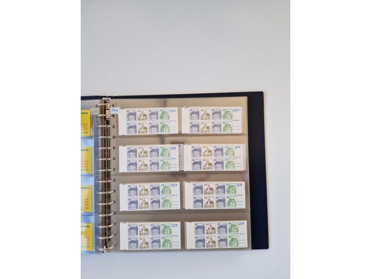 1960/2000, umfangreiche Sammlung der postfrischen Markenheftchen von Bund/Berlin in 19 SAFE-Ringbindern, sehr spezialisiert u