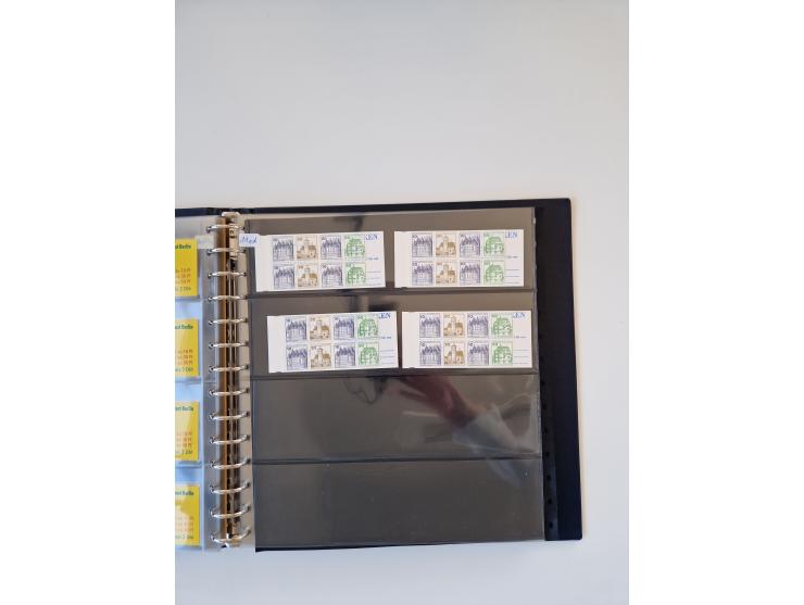 1960/2000, umfangreiche Sammlung der postfrischen Markenheftchen von Bund/Berlin in 19 SAFE-Ringbindern, sehr spezialisiert u