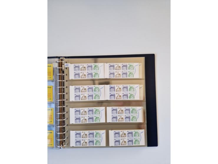1960/2000, umfangreiche Sammlung der postfrischen Markenheftchen von Bund/Berlin in 19 SAFE-Ringbindern, sehr spezialisiert u
