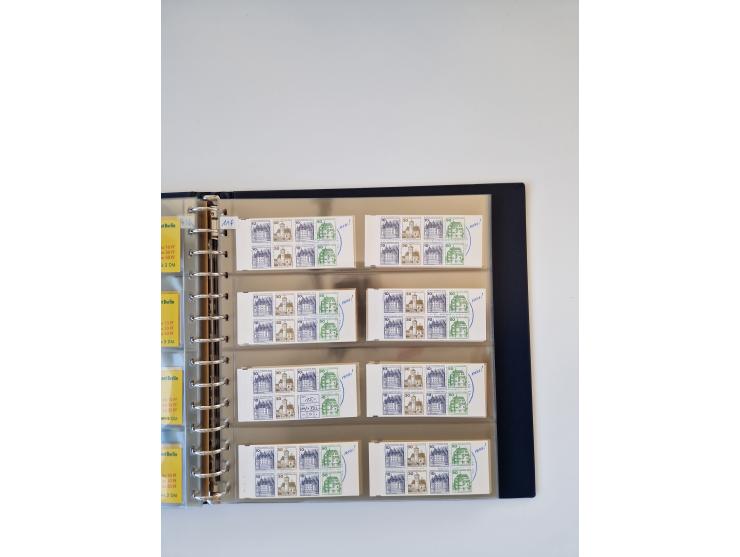 1960/2000, umfangreiche Sammlung der postfrischen Markenheftchen von Bund/Berlin in 19 SAFE-Ringbindern, sehr spezialisiert u