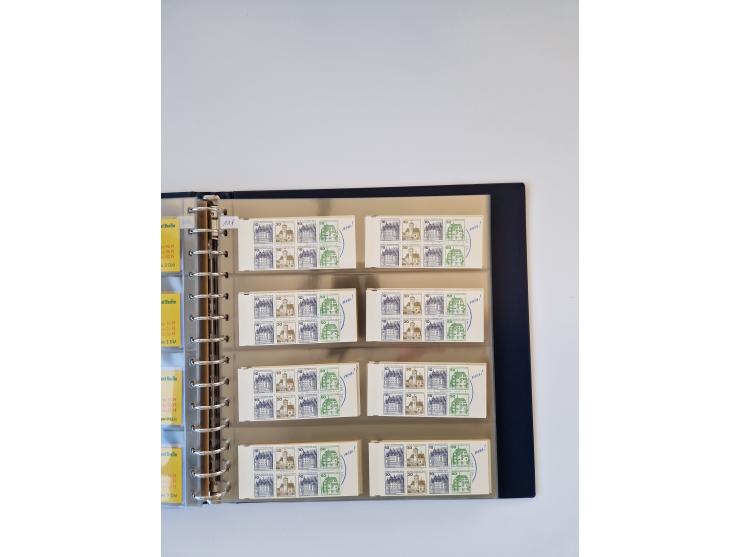 1960/2000, umfangreiche Sammlung der postfrischen Markenheftchen von Bund/Berlin in 19 SAFE-Ringbindern, sehr spezialisiert u