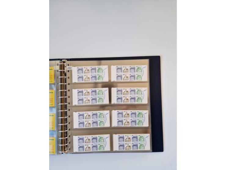 1960/2000, umfangreiche Sammlung der postfrischen Markenheftchen von Bund/Berlin in 19 SAFE-Ringbindern, sehr spezialisiert u