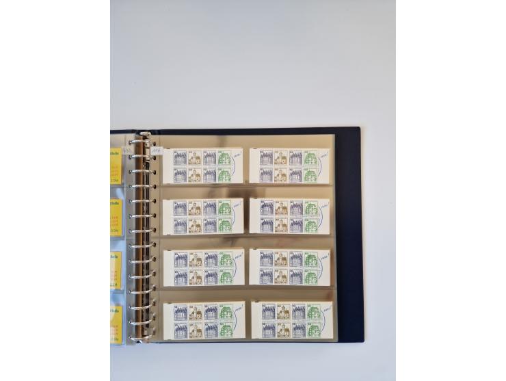 1960/2000, umfangreiche Sammlung der postfrischen Markenheftchen von Bund/Berlin in 19 SAFE-Ringbindern, sehr spezialisiert u
