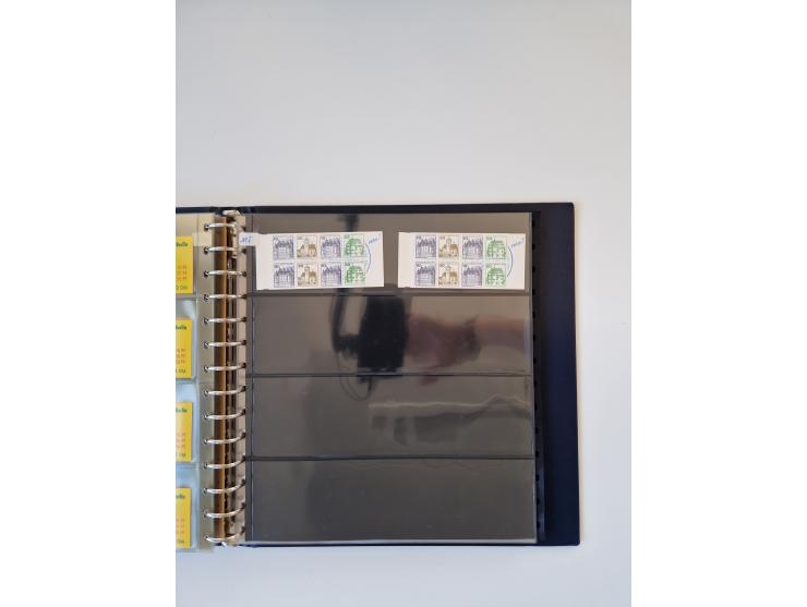 1960/2000, umfangreiche Sammlung der postfrischen Markenheftchen von Bund/Berlin in 19 SAFE-Ringbindern, sehr spezialisiert u